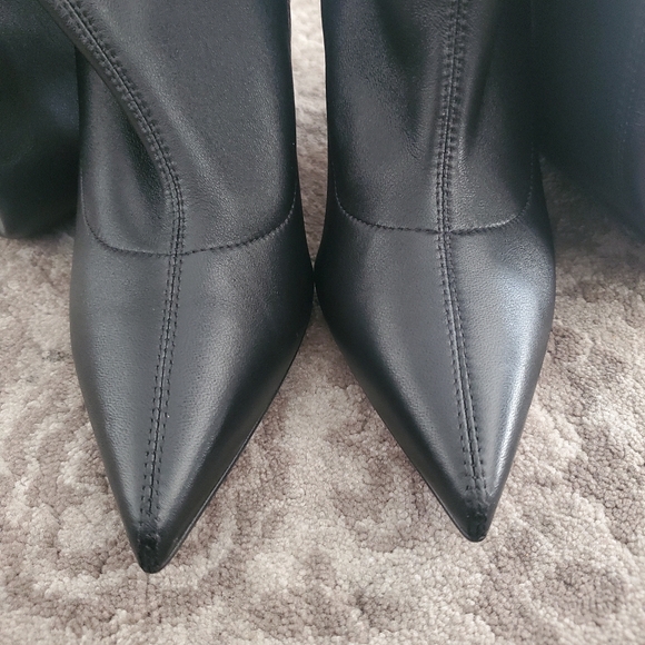 Christian Louboutin Kate Botta 100 Stretch Over the Knee Boot Size 37.5 - Picture 8 of 11